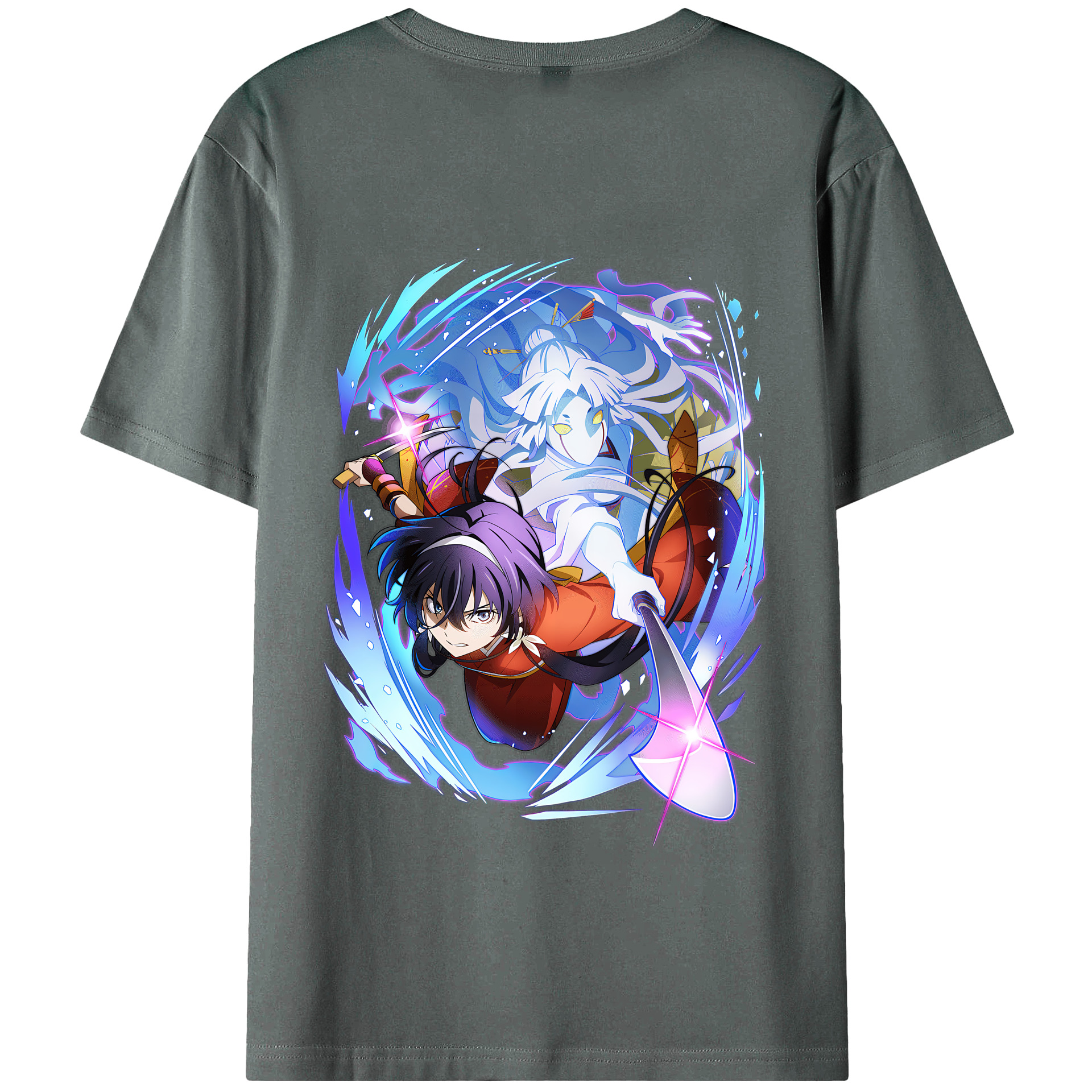 （画像用） 文豪ストレイドッグス Bungo Stray Dogs 綿100％半袖Tシャツ（背面プリント）